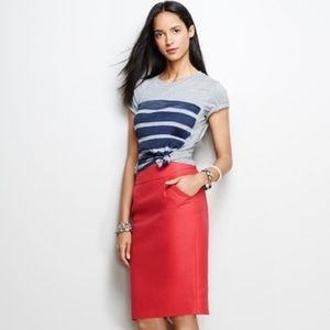 J.Crew The Pencil Skirt Coral BOGO